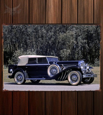 Металлическая табличка Duesenberg J 355 2225 Convertible Sedan SWB by Murphy